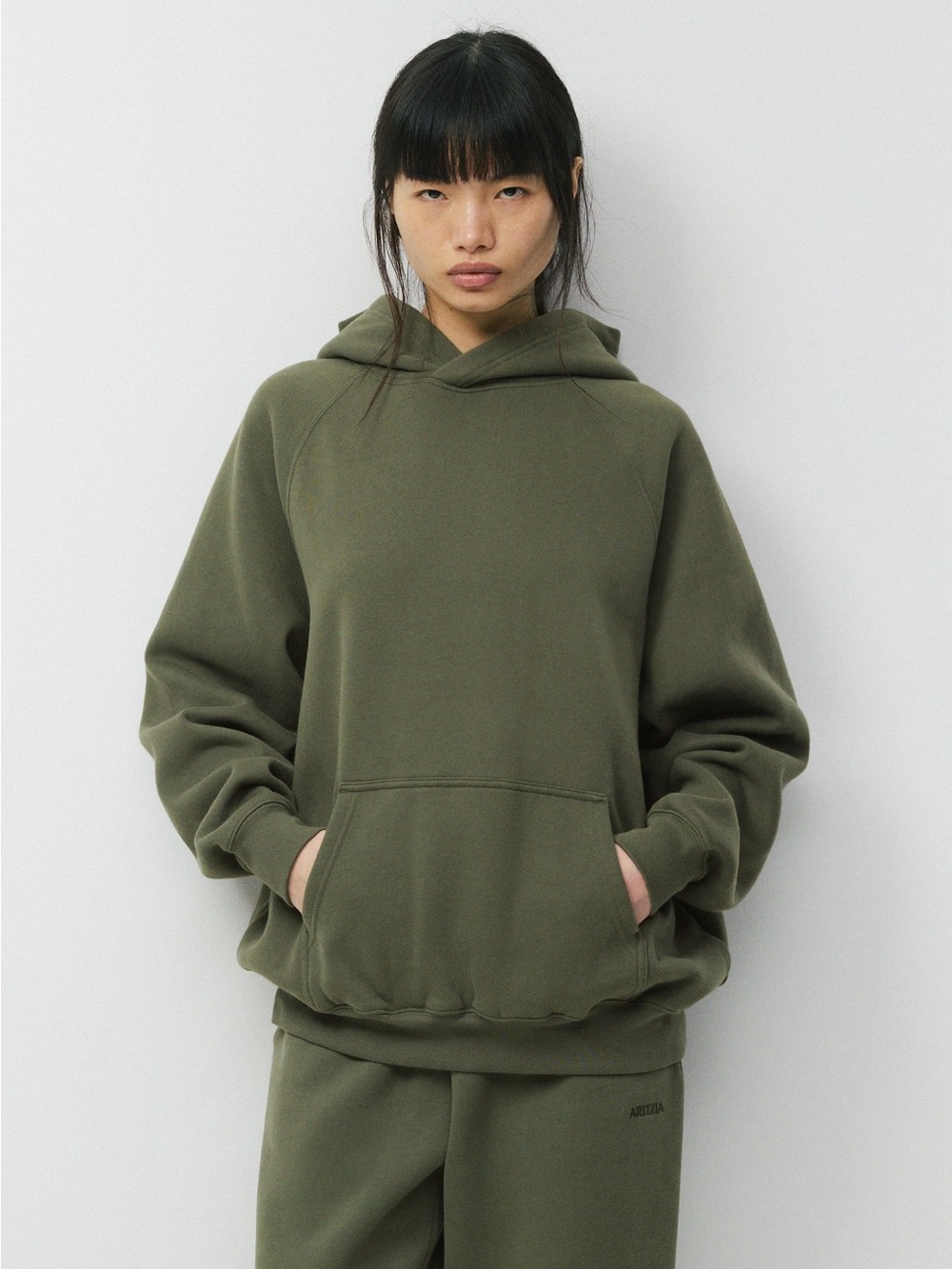 TNA Teal Green Pullover Hoodie